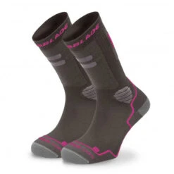 Rollerblade High Performance Womens Socks Dark Grey/Pink
