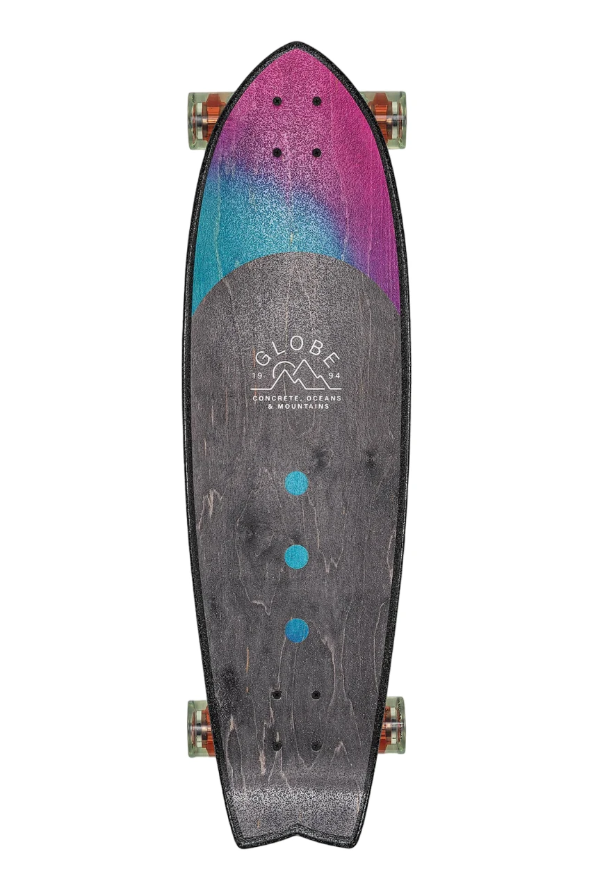 Globe Chromantic Cruiser Skateboard Washed Aqua - 33" - Image 2