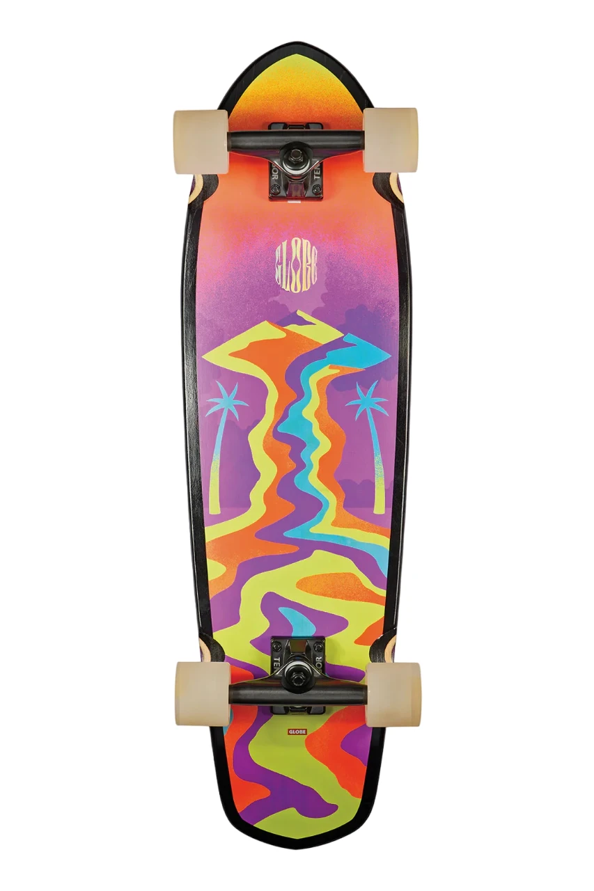 Globe Big Blazer Cruiser Skateboard Melted Mountains - 32"