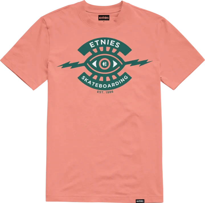 Etnies X Jono Wood Wash T Shirt - Rose