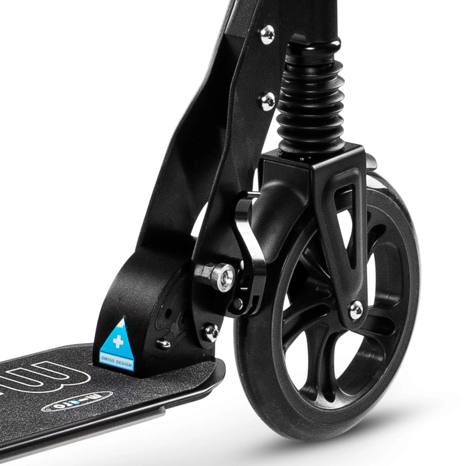 Micro Suspension Scooter - Black - Image 5