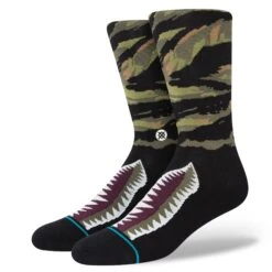 Stance Warbird Crew Burgundy Socks
