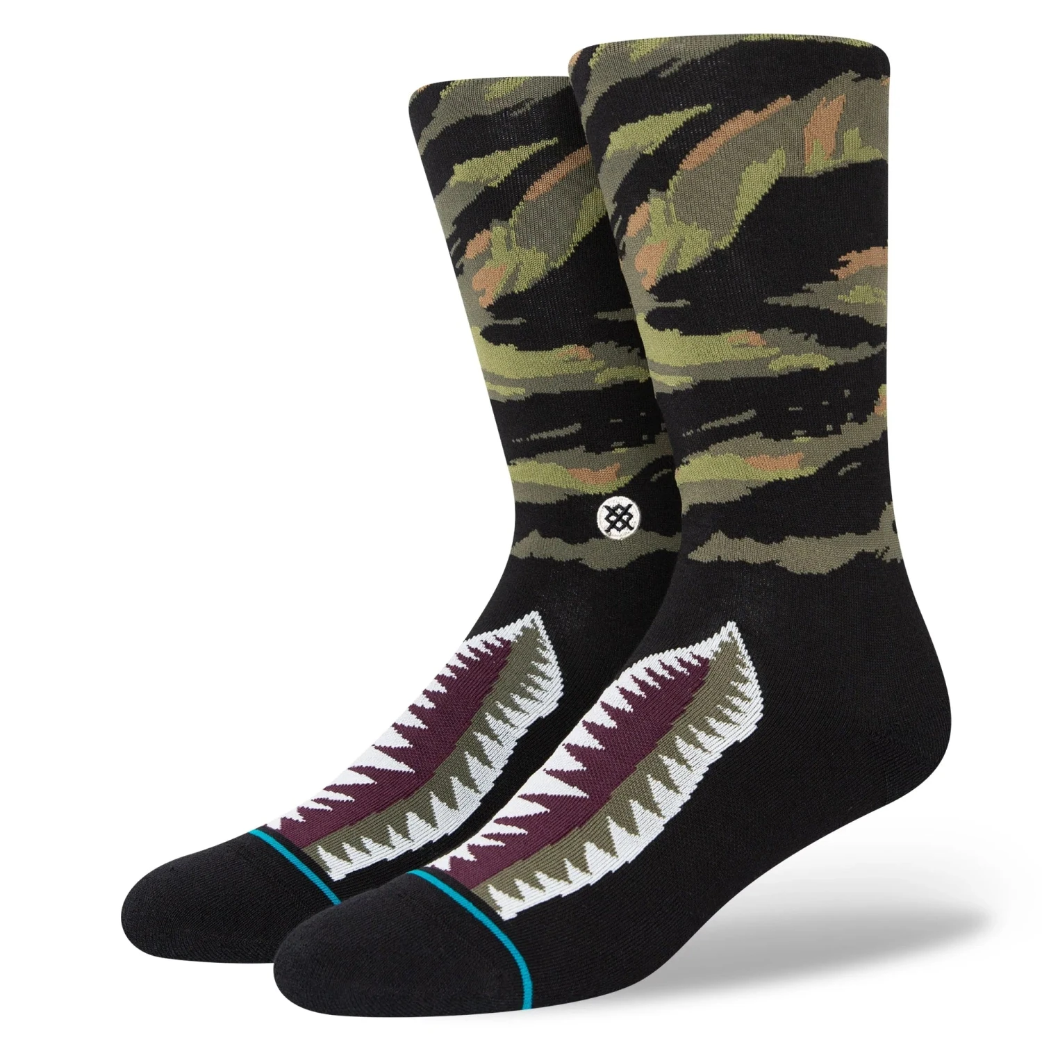 Stance Warbird Crew Burgundy Socks