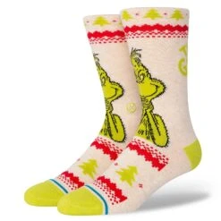 Stance Grinch Sweater Crew Canvas Socks
