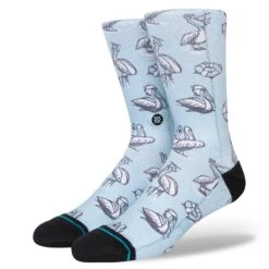 Stance Nigel Crew Socks - Light Blue