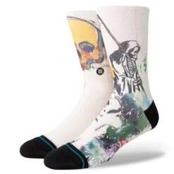 Stance Sickle Crew Socks - Vintage White