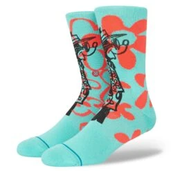 Stance Surf Check By Russ Crew Socks - Blue