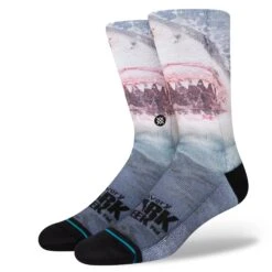 Stance Pearly Whites Crew Blue Socks