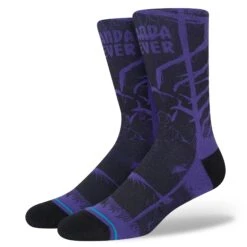 Stance Yibambe Crew Purple Socks