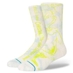 Stance Merry Grinchmas Off White Crew Socks
