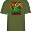 Powell Peralta Cab Street Dragon T Shirt - Military Green