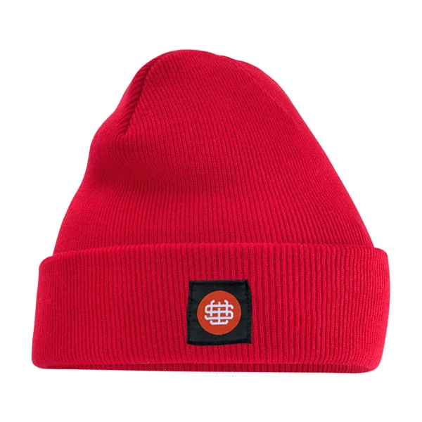 Slick's Monogram Beanie - Classic Red