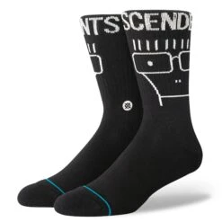 Stance Descendents Crew Washed Black Socks
