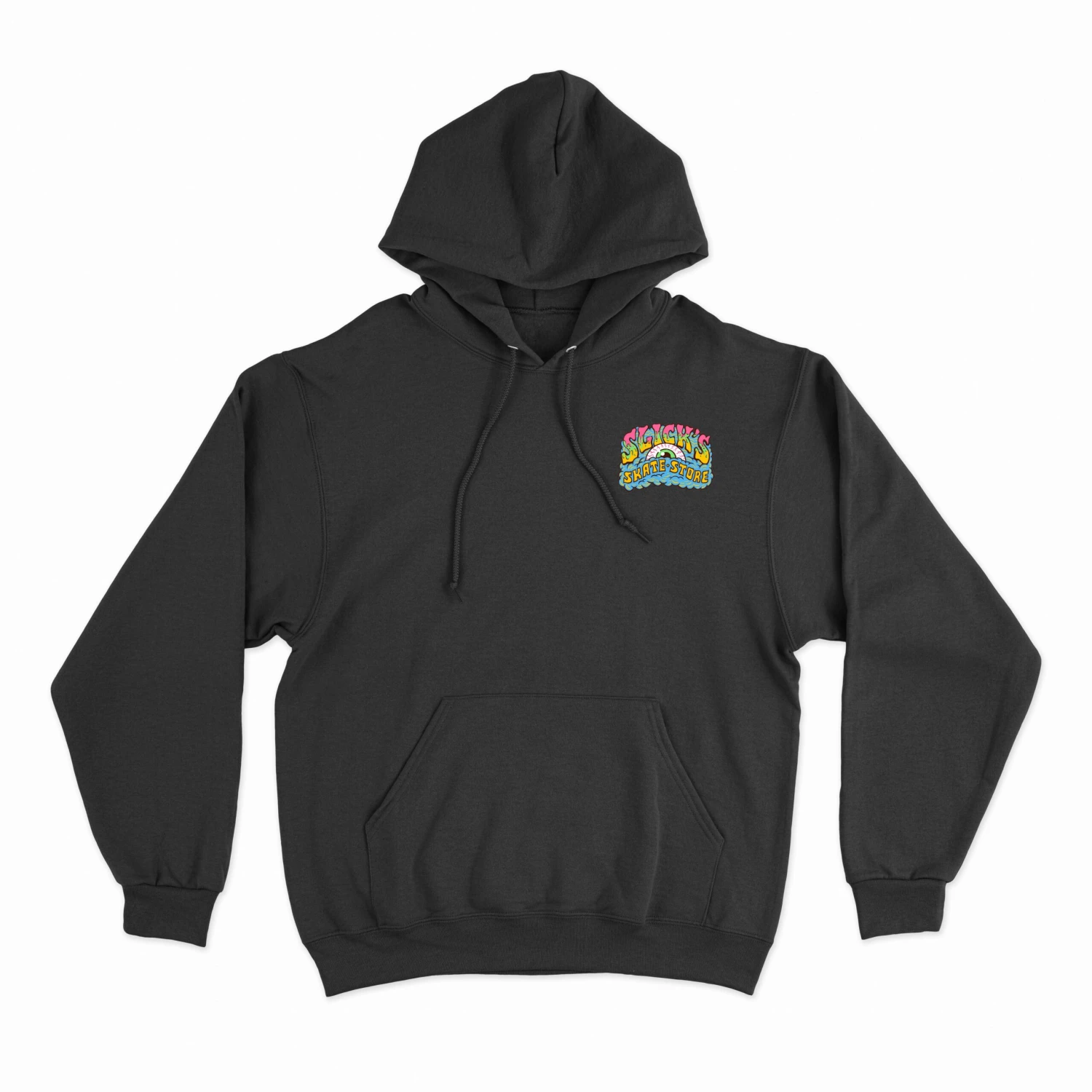 Slick's Skate Store Dia De Muertos Hoodie - Black - Image 2