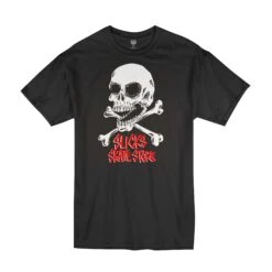 Slick's Skate Store Fos Crossbones Kids T-Shirt - Black