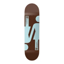 Girl Malto Double OG Twin Tip Brown Skateboard Deck - 8.5"
