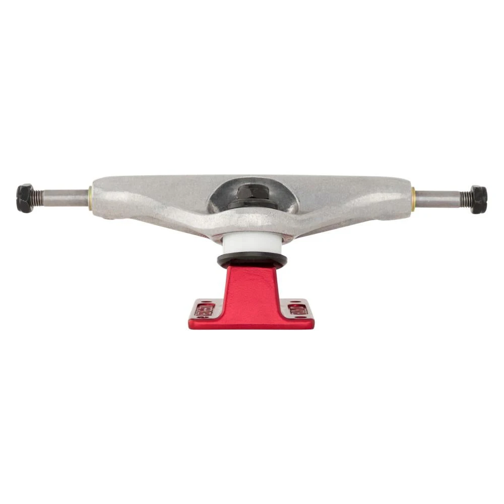 Independent Stage 11 BTG Hollow Forged Silver/Anodized Red Skateboard Trucks - 139mm - Image 2