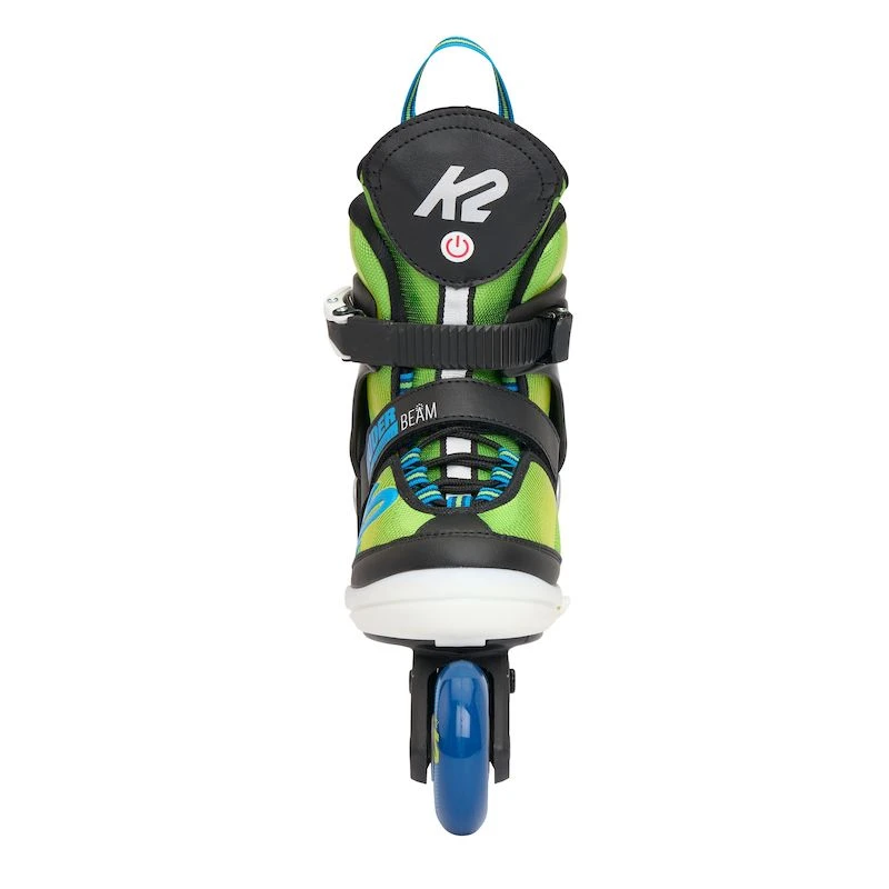 K2 Raider Beam Adjustable Size Skates - Green/Blue - Image 3
