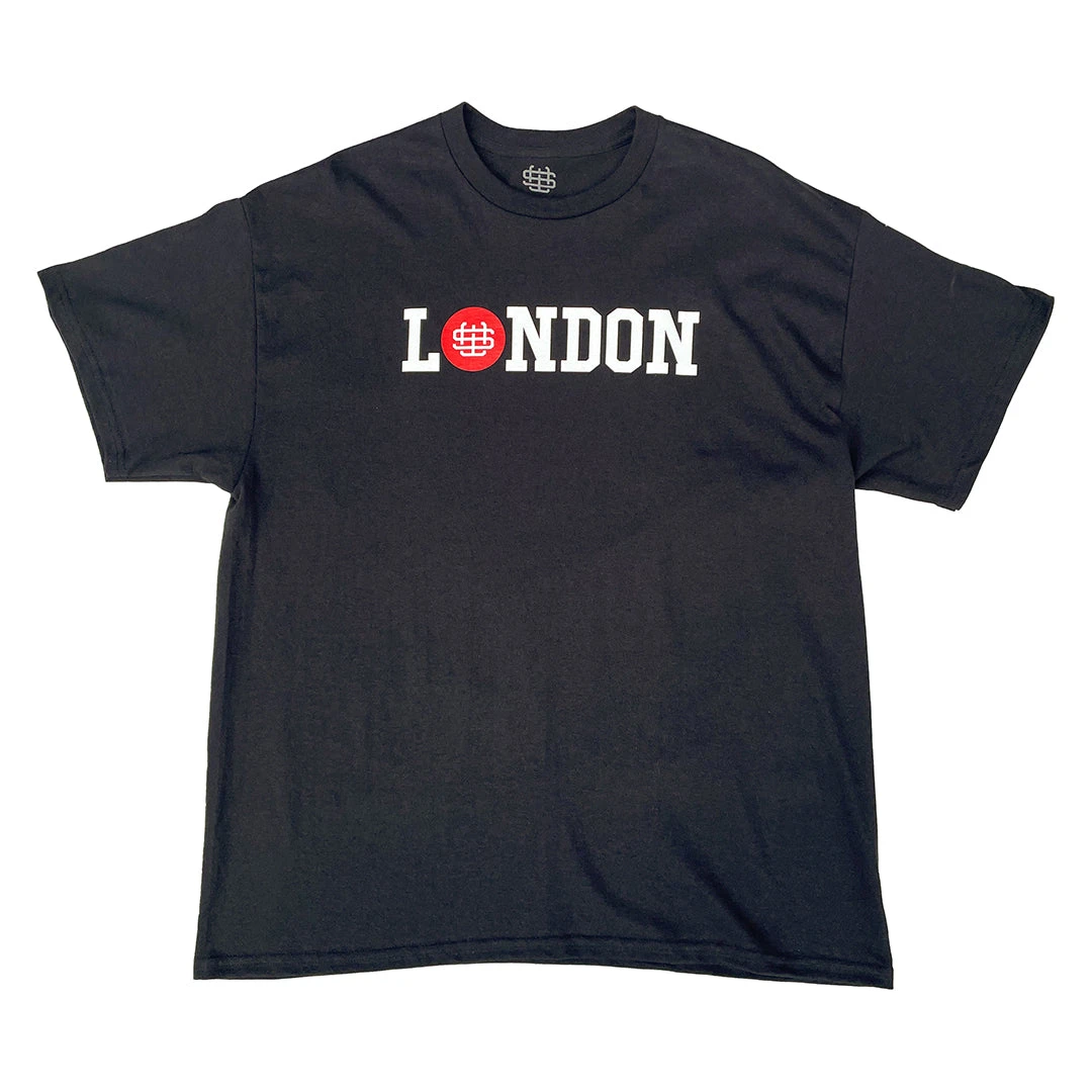 Slicks Skate Store London Monogram T Shirt Black
