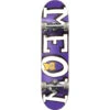 Meow Logo Purple Skateboard - 8.25"