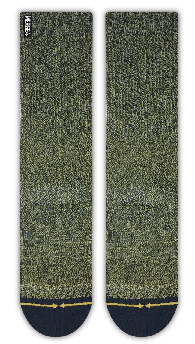 Merge4 Navy Heather Classic Crew Socks