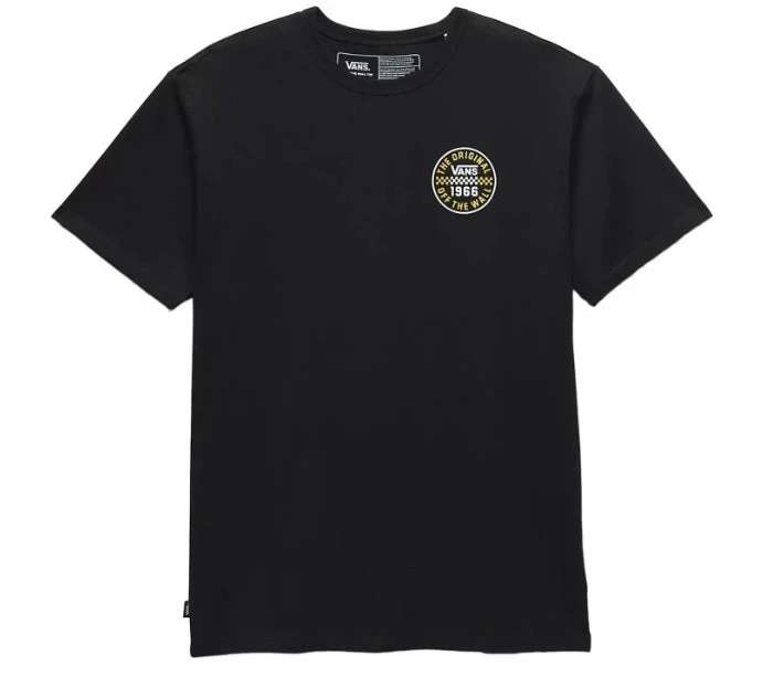 Vans Off The Wall Circle Checker T-Shirt - Black - Image 2