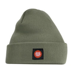 Slick's Monogram Beanie - Olive Green