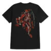 Primitive Marvel X Nychos Deadpool T Shirt - Black