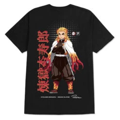 Primitive X Demon Slayer 2 Kyojuro T Shirt - Black