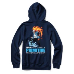 Primitive X My Hero Academia Flashfreeze Heatwave Hoodie - Navy