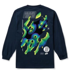 Primitive Abyss Long Sleeve T - Navy