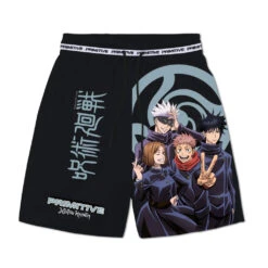Primitive X Jujutsu Kaisen Mesh Shorts - Black