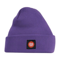 Slick's Monogram Beanie - Purple