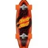 Santa Cruz Flame Dot Shark Surf Skate Board - 31.5"