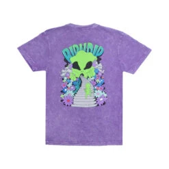 RIPNDIP The Unknown T Shirt - Purple Mineral Wash