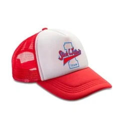 Slick Willie's 1970's Logo Trucker Cap - Red