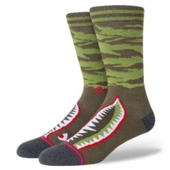 Stance Warbird Crew Olive Socks