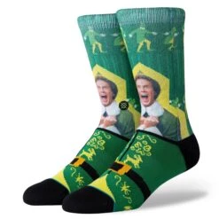 Stance I Know Him (Elf) Crew Green Socks