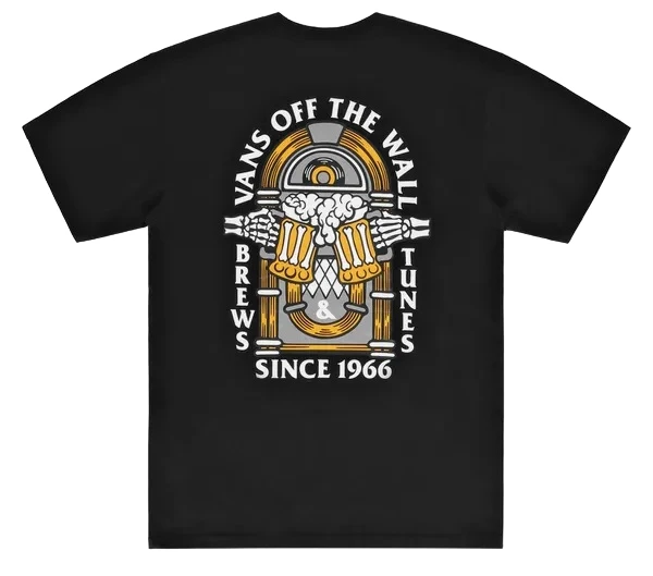 Vans Brew Bros Tunes T-Shirt - Black