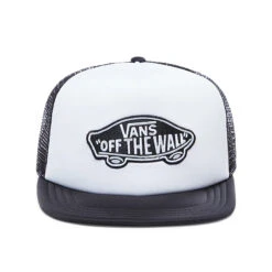 Vans Classic Patch Trucker Hat - White/Black