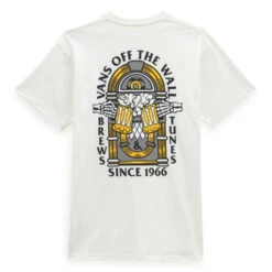 Vans Brew Bros Tunes T-Shirt - Marshmallow