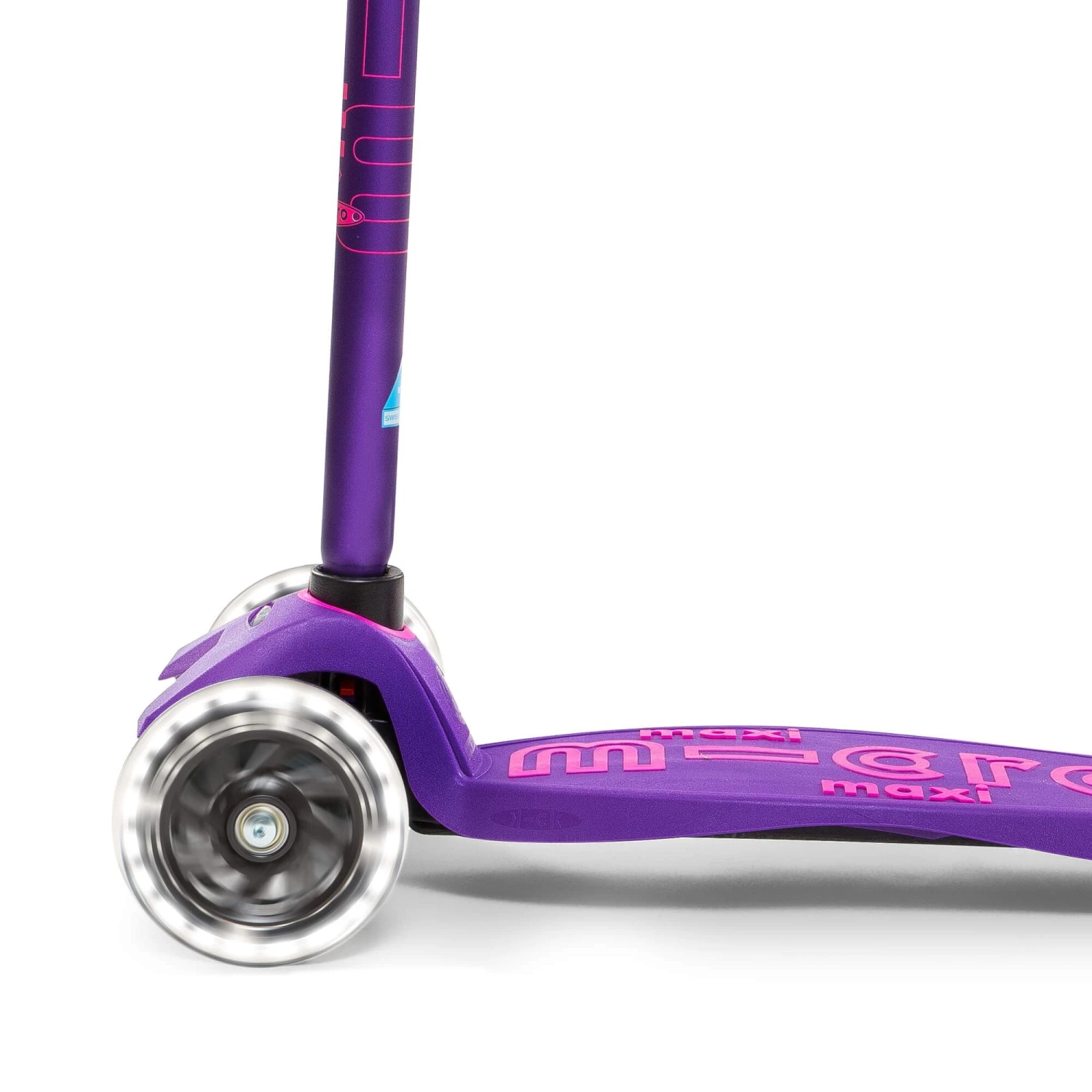 Maxi Micro Deluxe LED Scooter - Purple - Image 5