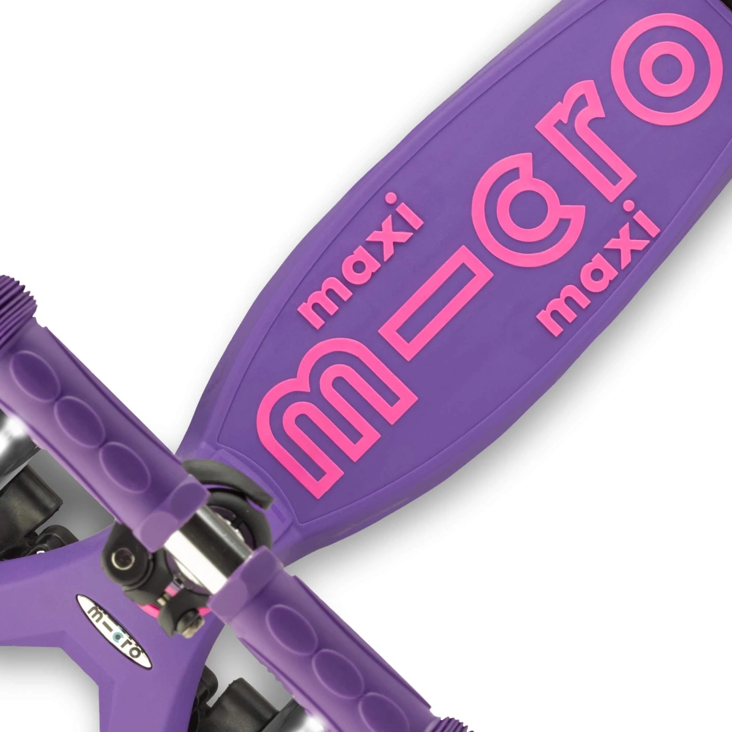 Maxi Micro Deluxe LED Scooter - Purple - Image 4