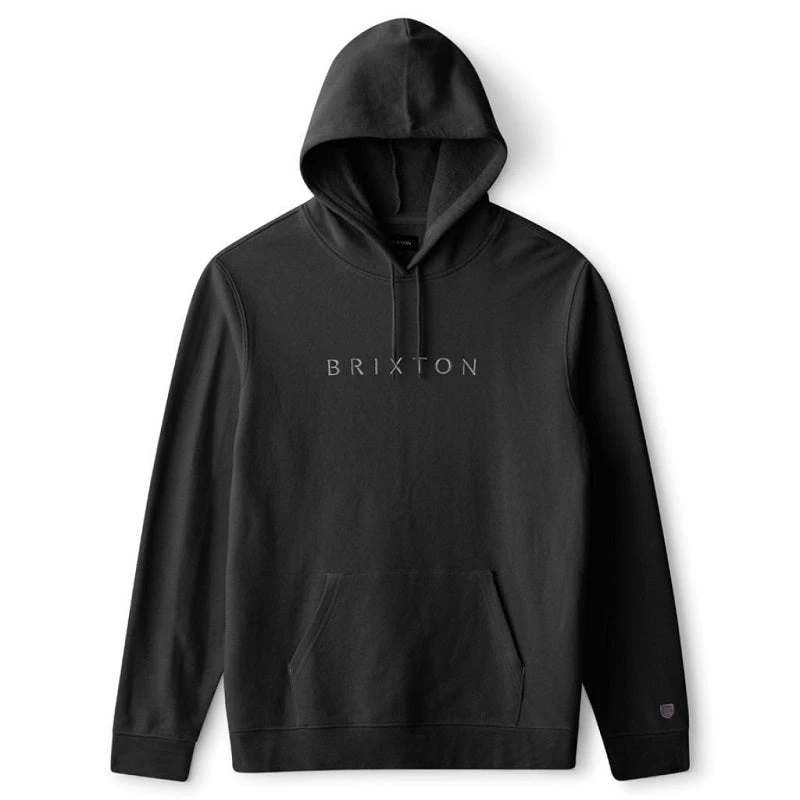 Brixton Alpha Line Hoodie - Black