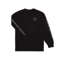 Brixton Oath Standard Long Sleeve T - Washed Black
