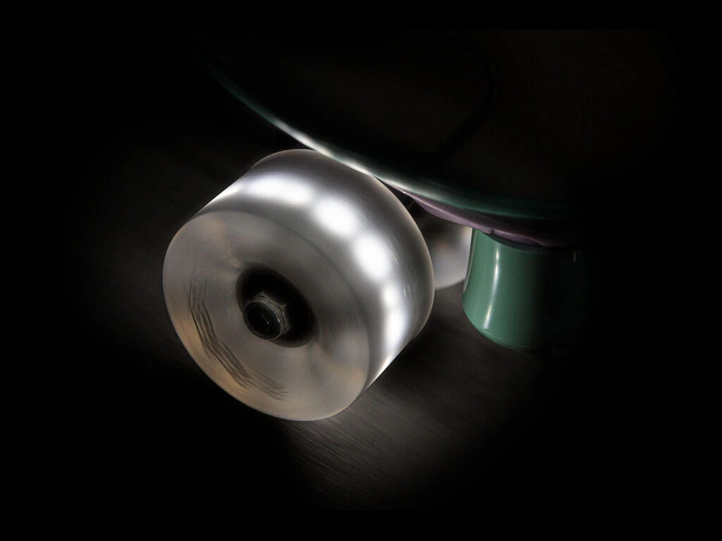 Chaya Neons LED Light Up Roller Skate Wheels Black 65mm 78a - 4 Pack - Image 3