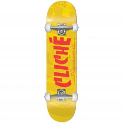 Cliche Banco Yellow Skateboard - 7.5"