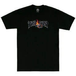 Thrasher Cop Car T-Shirt - Black