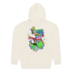 RIPNDIP Rabbit Hole Hoodie - Bone