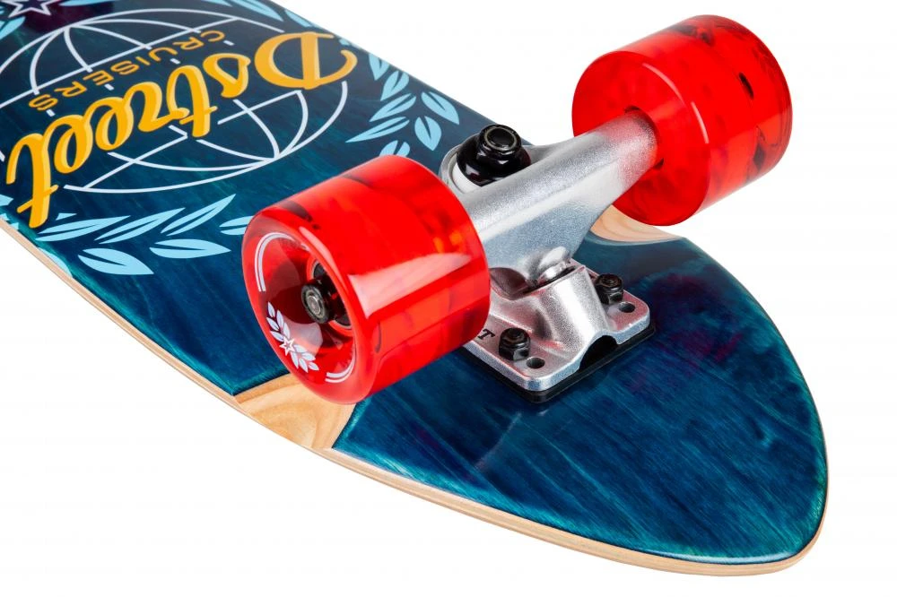 D Street Atlas Blue Cruiser Skateboard - 28" - Image 2